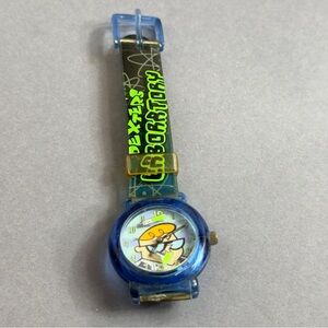 Nickelodeon Dexter's Laboratory Blue and Green Watch Vintage
